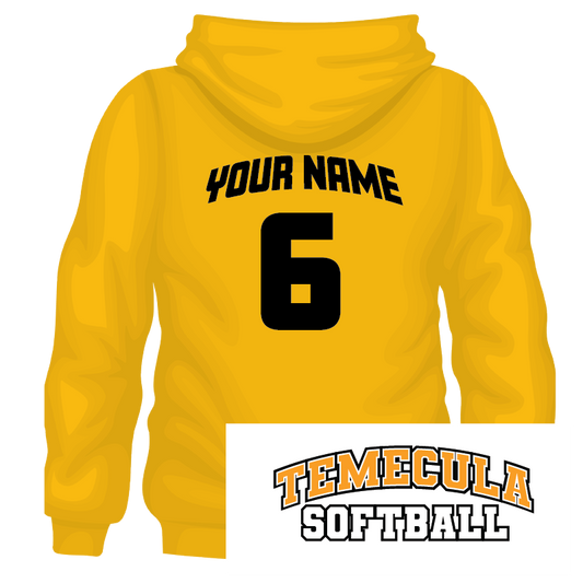 TVHS SOFTBALL (Fastpitch) - Pullover Hoodie (with Personalized Jersey Back)