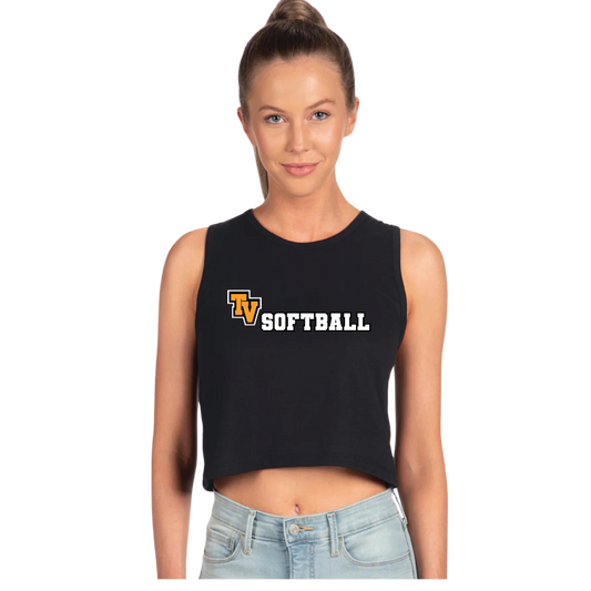TVHS SOFTBALL (Gameplay) - Women's Muscle Crop Tank