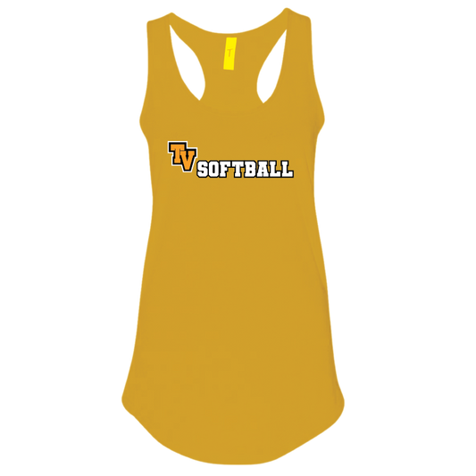 TVHS SOFTBALL (Gameplay) - Women's Racerback Tank