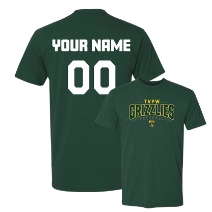 TVPW - 9U GRIZZLES FOOTBALL - (Flag) Men's Tee