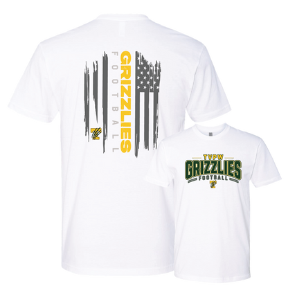 TVPW - 9U GRIZZLES FOOTBALL - (Flag) Men's Tee
