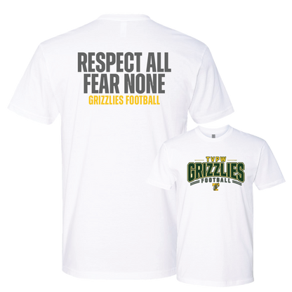 TVPW - 9U GRIZZLES FOOTBALL - (Respect) Men's Tee