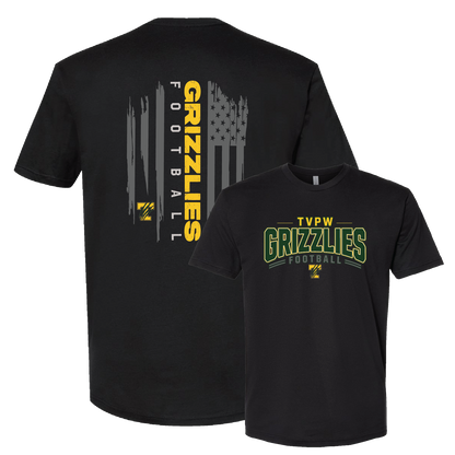 TVPW - 9U GRIZZLES FOOTBALL - (Flag) Men's Tee