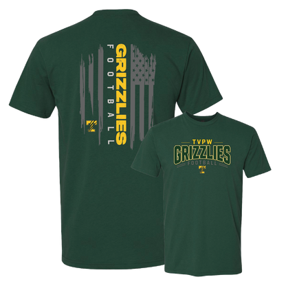 TVPW - 9U GRIZZLES FOOTBALL - (Flag) Men's Tee