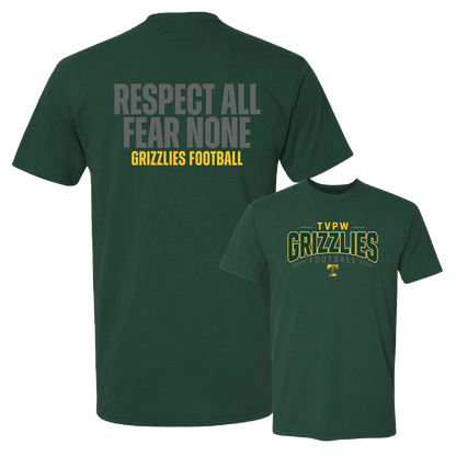 TVPW - 9U GRIZZLES FOOTBALL - (Respect) Men's Tee