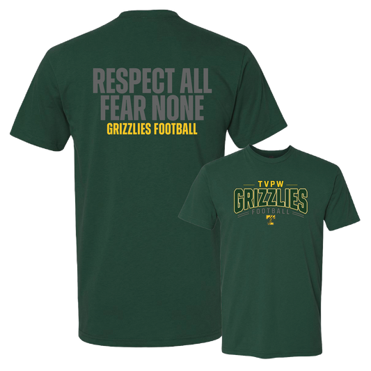 TVPW - 9U GRIZZLES FOOTBALL - (Respect) Men's Tee