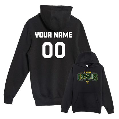 TVPW - 9U GRIZZLIES FOOTBALL - (Flag) Pullover Hoodie (Unisex)