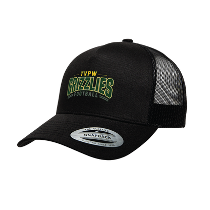TVPW - 9U GRIZZLIES FOOTBALL - (Curved Bill) Snapback Hat