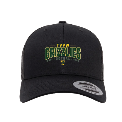 TVPW - 9U GRIZZLIES FOOTBALL - (Curved Bill) Snapback Hat