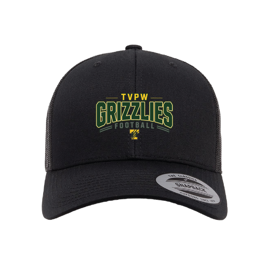 TVPW - 9U GRIZZLIES FOOTBALL - (Curved Bill) Snapback Hat