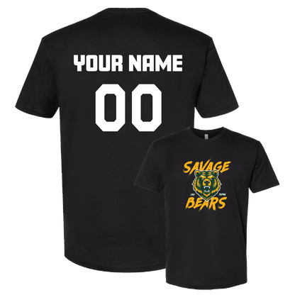 TVPW SAVAGE BEARS - Men's Tee (with Personalized Jersey Back)