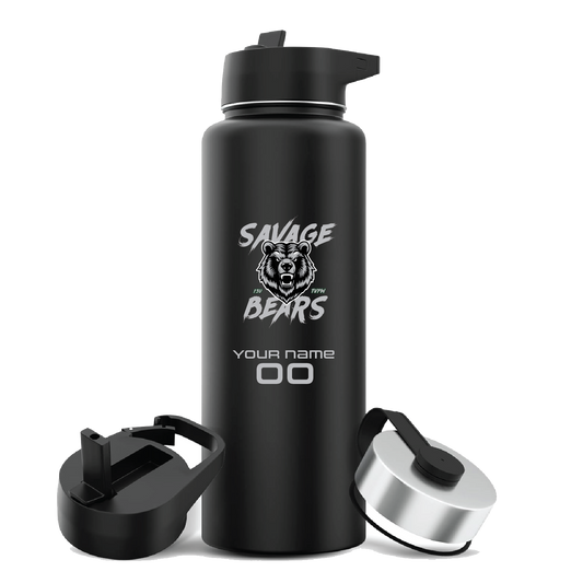 TVPW SAVAGE BEARS - 40 oz. HYDRATION FLASK (with optional personalization)