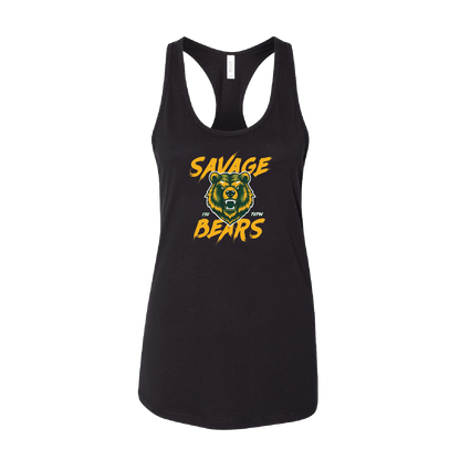 TVPW SAVAGE BEARS - Women's Racerback Tank