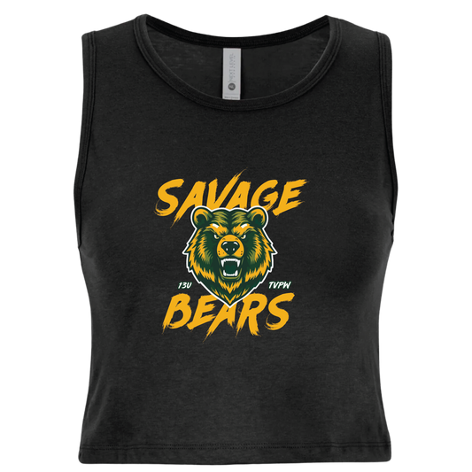 TVPW SAVAGE BEARS - Women's Crop Tank