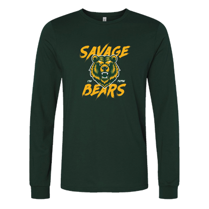 TVPW SAVAGE BEARS - Long Sleeve Tee (Unisex) (with Personalized Jersey Back)