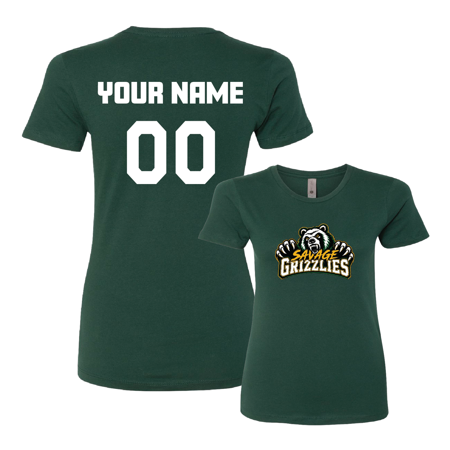 TVPW - 12U SAVAGE GRIZZLIES - Women's Short Sleeve Tee
