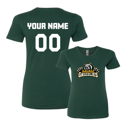 TVPW - 12U SAVAGE GRIZZLIES - Women's Short Sleeve Tee