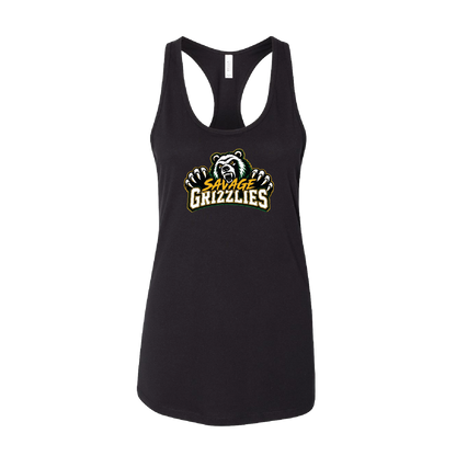 TVPW - 12U SAVAGE GRIZZLIES - Women's Racerback Tank