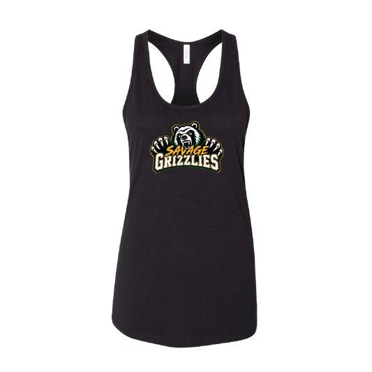 TVPW - 12U SAVAGE GRIZZLIES - Women's Racerback Tank