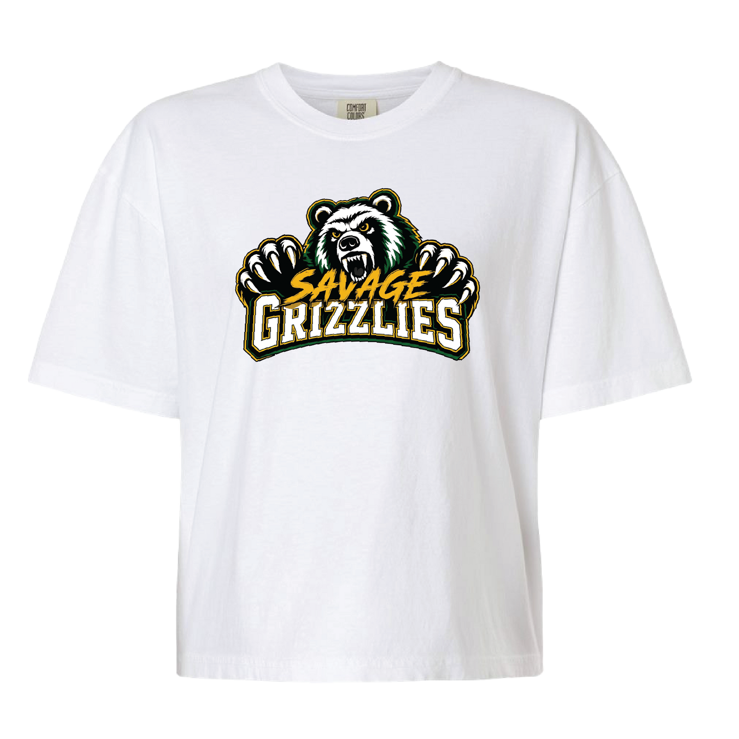 TVPW - 12U SAVAGE GRIZZLIES - Women's Heavyweight Boxy Tee