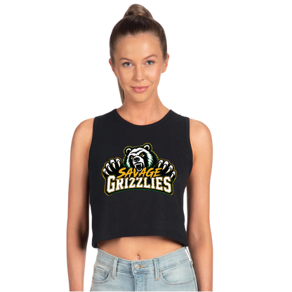 TVPW - 12U SAVAGE GRIZZLIES - Women's Crop Tank