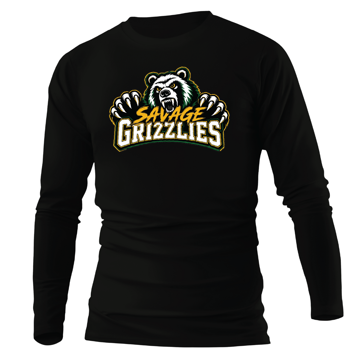 TVPW - 12U SAVAGE GRIZZLIES - Long Sleeve Tee (Unisex)