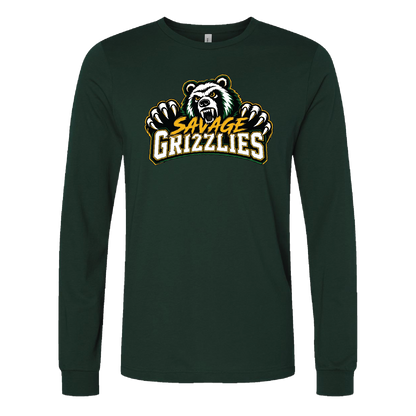 TVPW - 12U SAVAGE GRIZZLIES - Long Sleeve Tee (Unisex)
