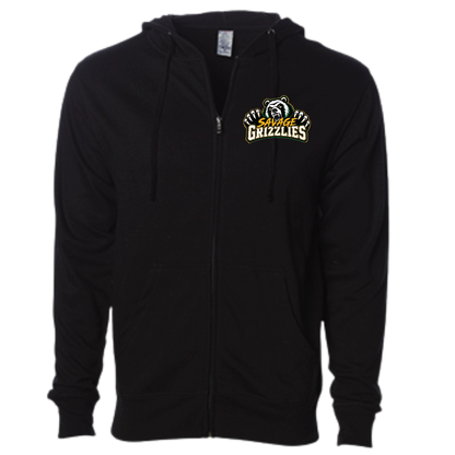 TVPW - 12U SAVAGE GRIZZLIES - Zip Up Hoodie (Adult Unisex)