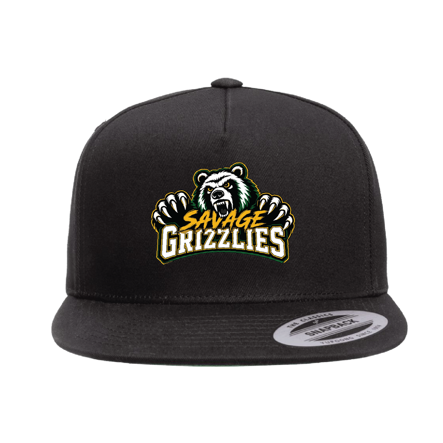 TVPW - 12U SAVAGE GRIZZLIES - (Flat Bill) Snapback Hat