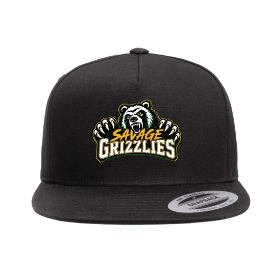 TVPW - 12U SAVAGE GRIZZLIES - (Flat Bill) Snapback Hat