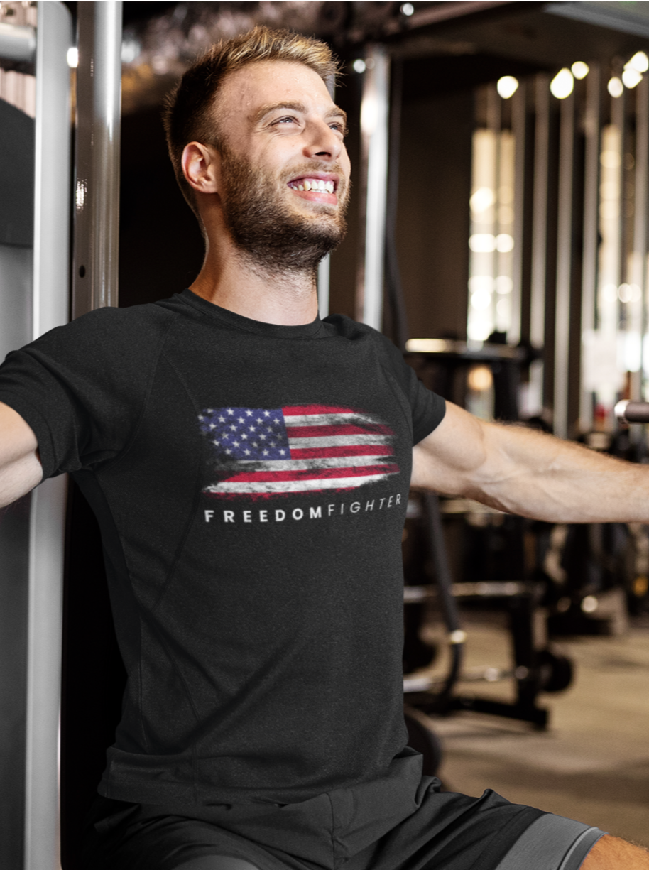 Freedom Fit - FREEDOM FIGHTER (FLAG) - Men's Tee